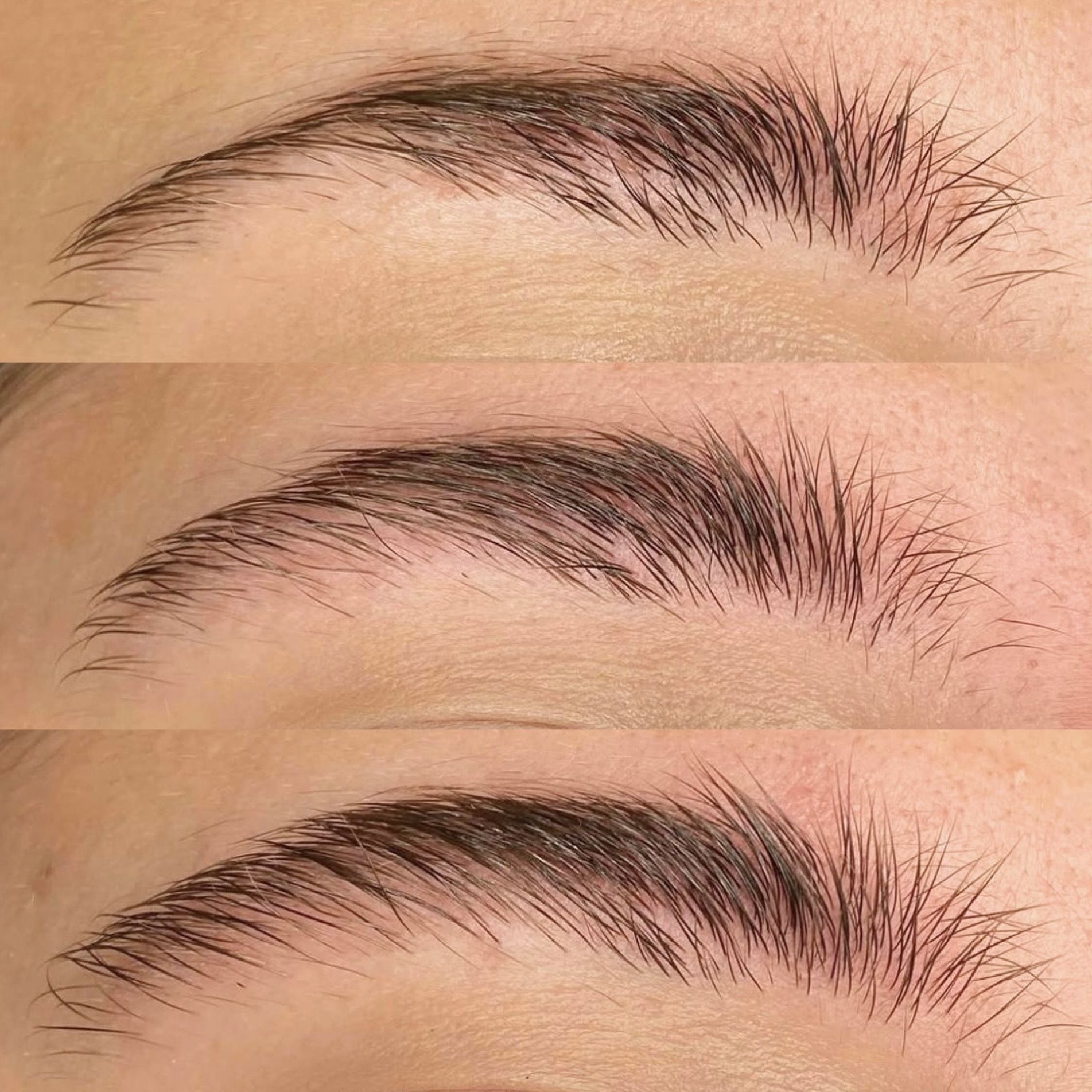 Prije i poslije Vitamin Brows tretmana – poboljšanje gustoće i kvalitete obrva